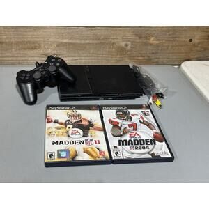 READ PlayStation 2 Slim Console Bundle PS2 Game Controller Cords SCPH-77001